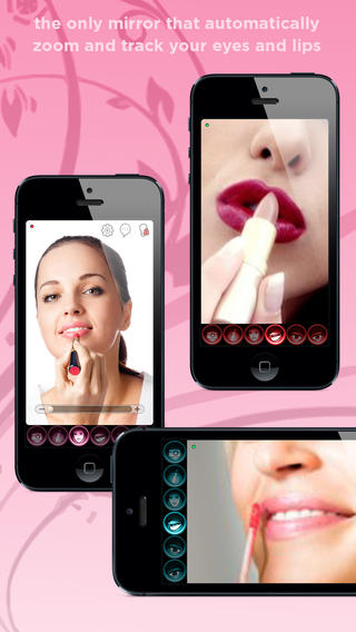 SmartMirror - Automatic lips and eyes tracking and zooming mirror