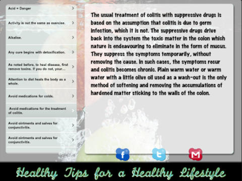 Healthy Tips for a Healthy Lifestyle screenshot 2