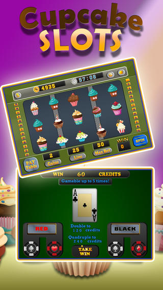 【免費遊戲App】Cupcake Slots -  Sugar Rush Sweet Addict Slot Machine (Fun Free Casino Games)-APP點子