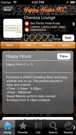 【免費生活App】Happy Hours Kuala Lumpur-APP點子