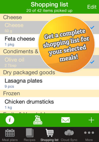 Avocado Meal Planner - Meal planning, recipe handling and grocery shopping made easy screenshot 3