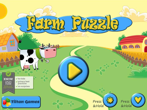 【免費遊戲App】Farm Animal Puzzles - Preschool and Kindergarten Learning Games-APP點子