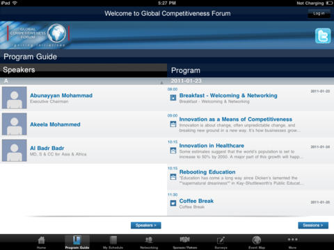 GCF 2011 for iPad screenshot 3