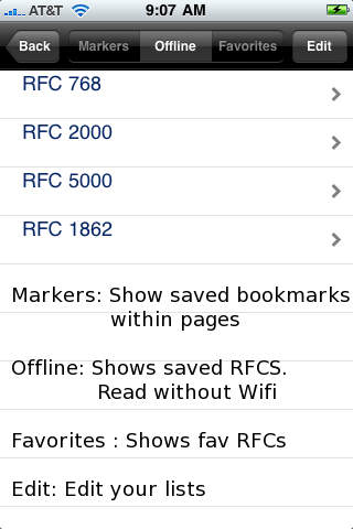 RFC Reader screenshot 2