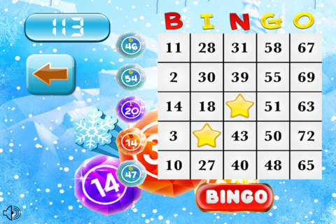 Frozen Gems Bingo - Top HD Jewel Gem Casino Bingo Game screenshot 3