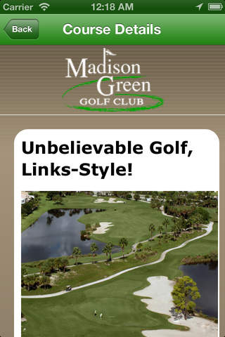 Madison Green Golf Club screenshot 4