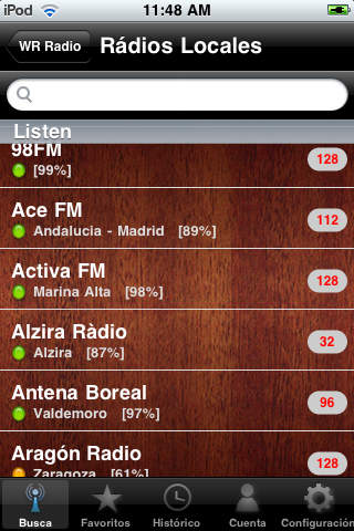 WR Spain Radios screenshot 2