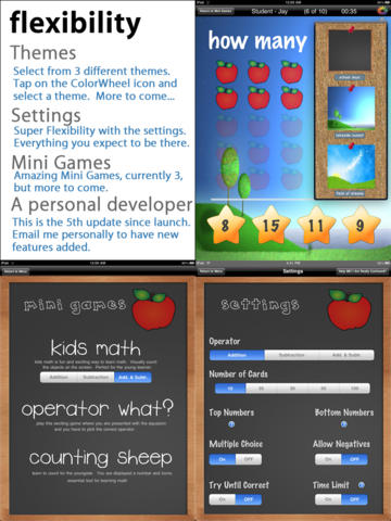 Math Flash Cards HD Addition & Subtraction screenshot 3