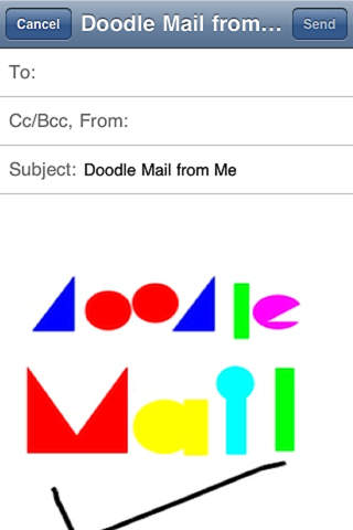 Doodle Mail screenshot 2