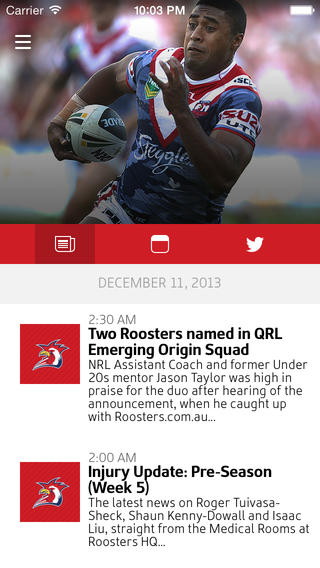 【免費運動App】Official 2014 Sydney Roosters-APP點子