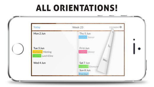 【免費生產應用App】Week Calendar 2.0!-APP點子