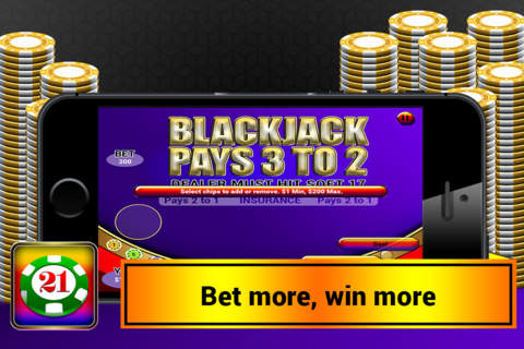 Las Vegas Blackjack - Card Game of Skill screenshot 2