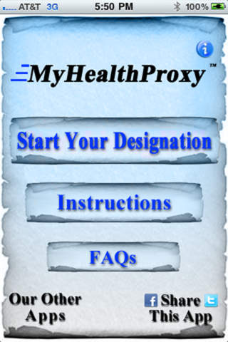 MyHealthProxy - Create a Designation of Health Care Surrogate screenshot 3