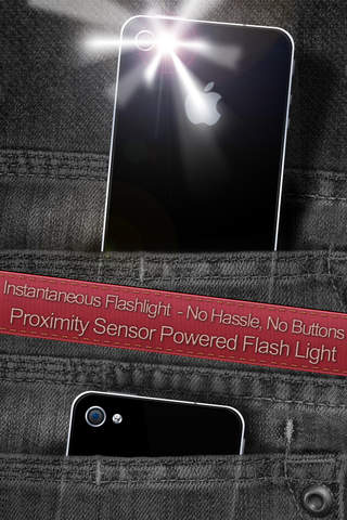 FlashLight: Proximity Sensor Powered Flash Light screenshot 2