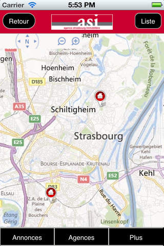 Strasbourg immobilière screenshot 2
