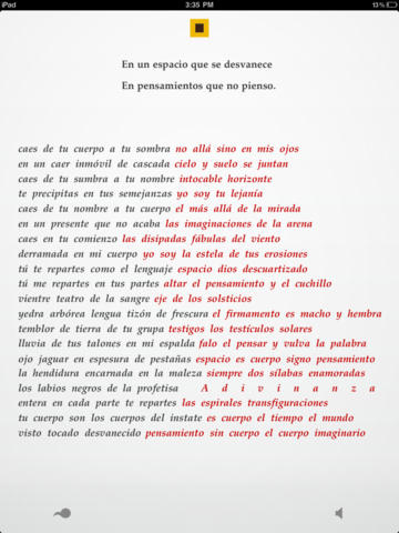 Blanco Octavio Paz screenshot 2