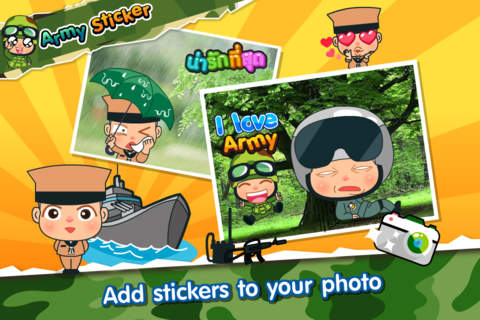 Army Sticker screenshot 4