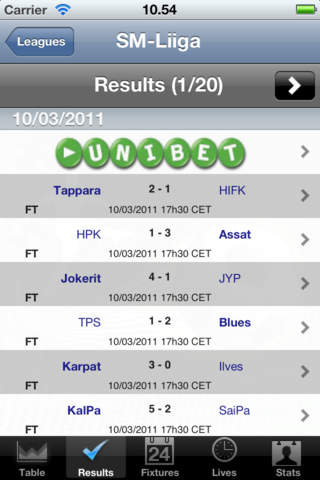 SM-Liiga - Mestis - Ice Hockey - Free [Finland] screenshot 3