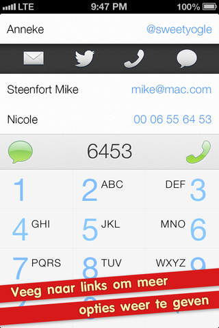 Lightstrike – T9 keyboard dialer and fast contacts search app screenshot 3