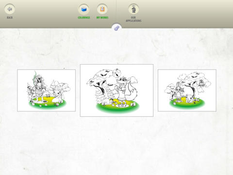 Kolobok child coloring book screenshot 2