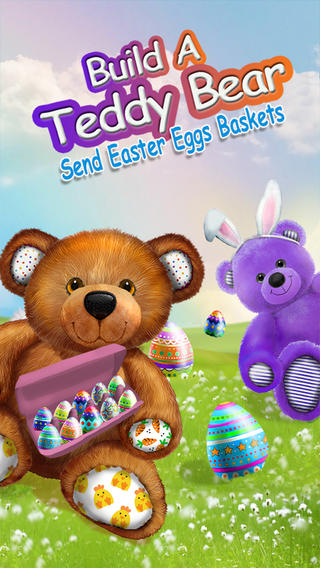 Build A Teddy Bear - Send Easter Eggs Baskets - Best Bunny Gift For Your Family and Friends - Fun Ed