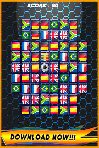 Cup Nations - World Flag Match 3 Puzzle Mania Game screenshot 3