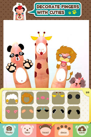 FingerFace Zoo Edition screenshot 3
