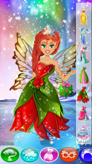 Fairy Dress Up Games for Girls with Dolls Christmas Princess