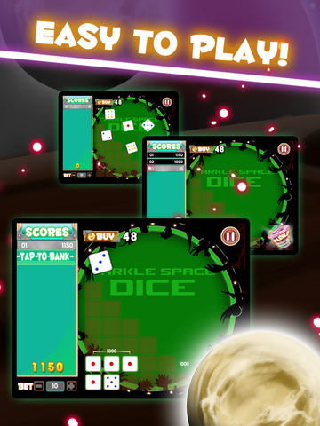 【免費遊戲App】Space Dice Bet - FREE Fanatic Farkle boardgame-APP點子