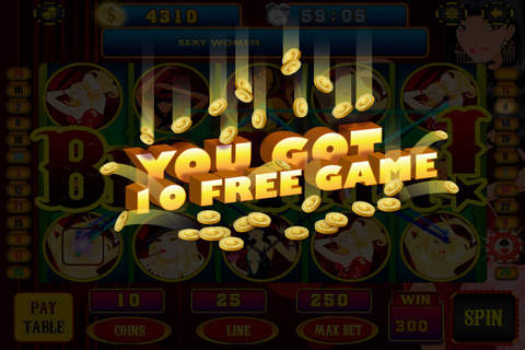 AAA Xtreme Sexy Fashion Doubledown Fortune Casino Slots Games Free screenshot 3