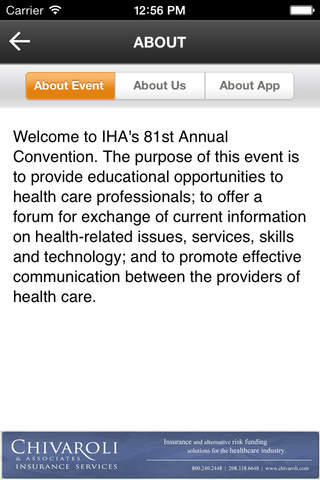 IHA 81st Annual Convention screenshot 2