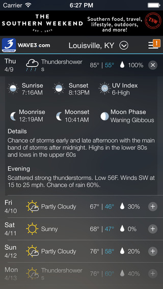 【免費天氣App】WAVE 3 Louisville Weather-APP點子