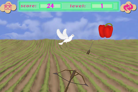 Vegetables Arrow Preschool Learning Experience Bow Game screenshot 3