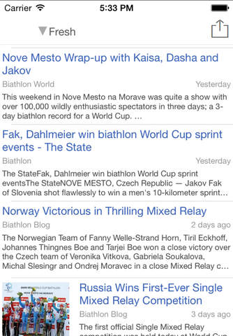 Biathlon News & Video Pro screenshot 2