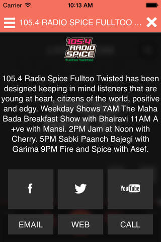 105.4 Radio Spice screenshot 3