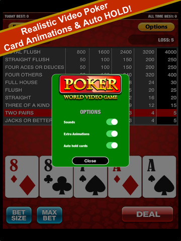 【免費遊戲App】A Hit It Rich 5 Card Poker Vegas Jackpot Casino Game-APP點子