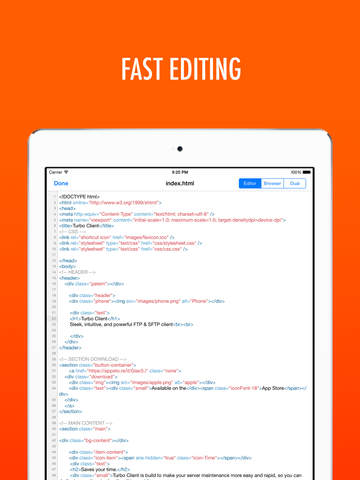 【免費生產應用App】Turbo Client Free | FTP client & SFTP client with Text Editor-APP點子