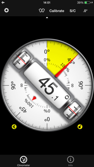 Clinometer + bubble level + slope finder 3 in 1