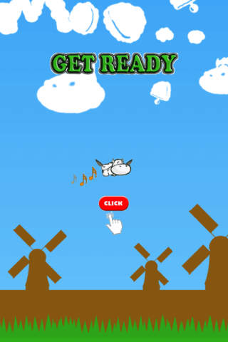 Flappy Cow - Funny Flying Cow screenshot 2