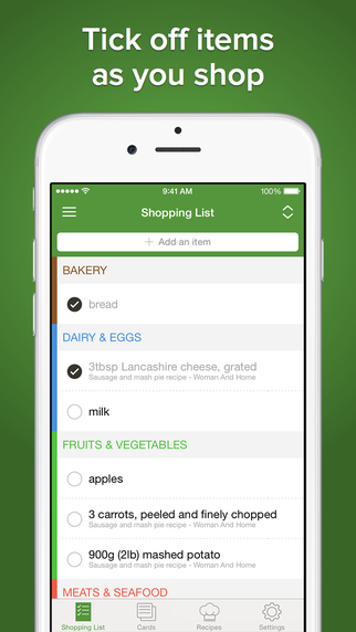 【免費生活App】Whisk: The best shopping list and recipe finder-APP點子