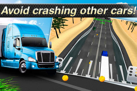Highway Truck Racer 3D screenshot 2