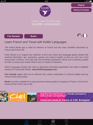 【免費教育App】Learn French and Travel with Kolibri Languages-APP點子