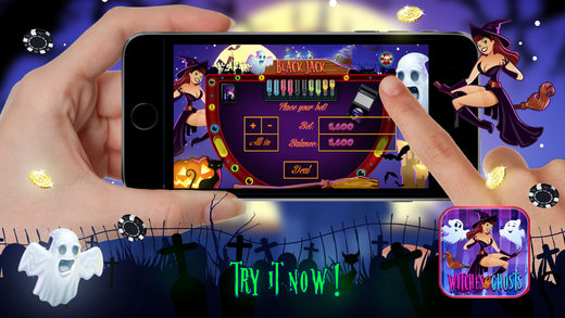 【免費遊戲App】Amazing Halloween Slots Ghosts and Witches - Play Las Vegas Spin and Win-APP點子