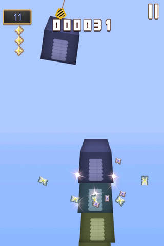 Mini Craft Survival Tower - Epic Block Building Saga FREE screenshot 4
