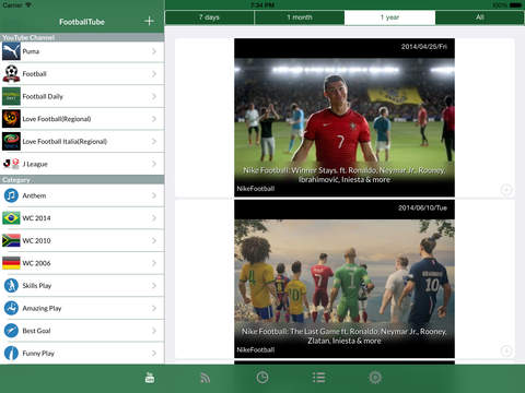 【免費運動App】Soccer Video Collection & News SoccerTube-APP點子