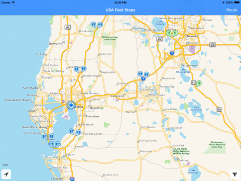 【免費旅遊App】USA Rest Stops-APP點子