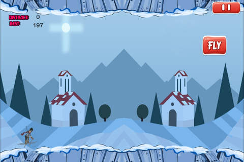 A Skiing Through The Grounds - Fly In The Snow Mountains Like A Bird screenshot 3