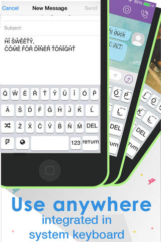 100 Stylish Fonts Keyboard - Better Fonts for iOS 8 screenshot 3