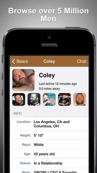 【免費社交App】GROWLr: Gay Bear Social Network-APP點子