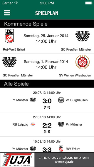 【免費運動App】SC Preußen 06 e.V. Münster-APP點子